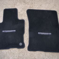 OEM Ford Bronco Sport Mats (front only)