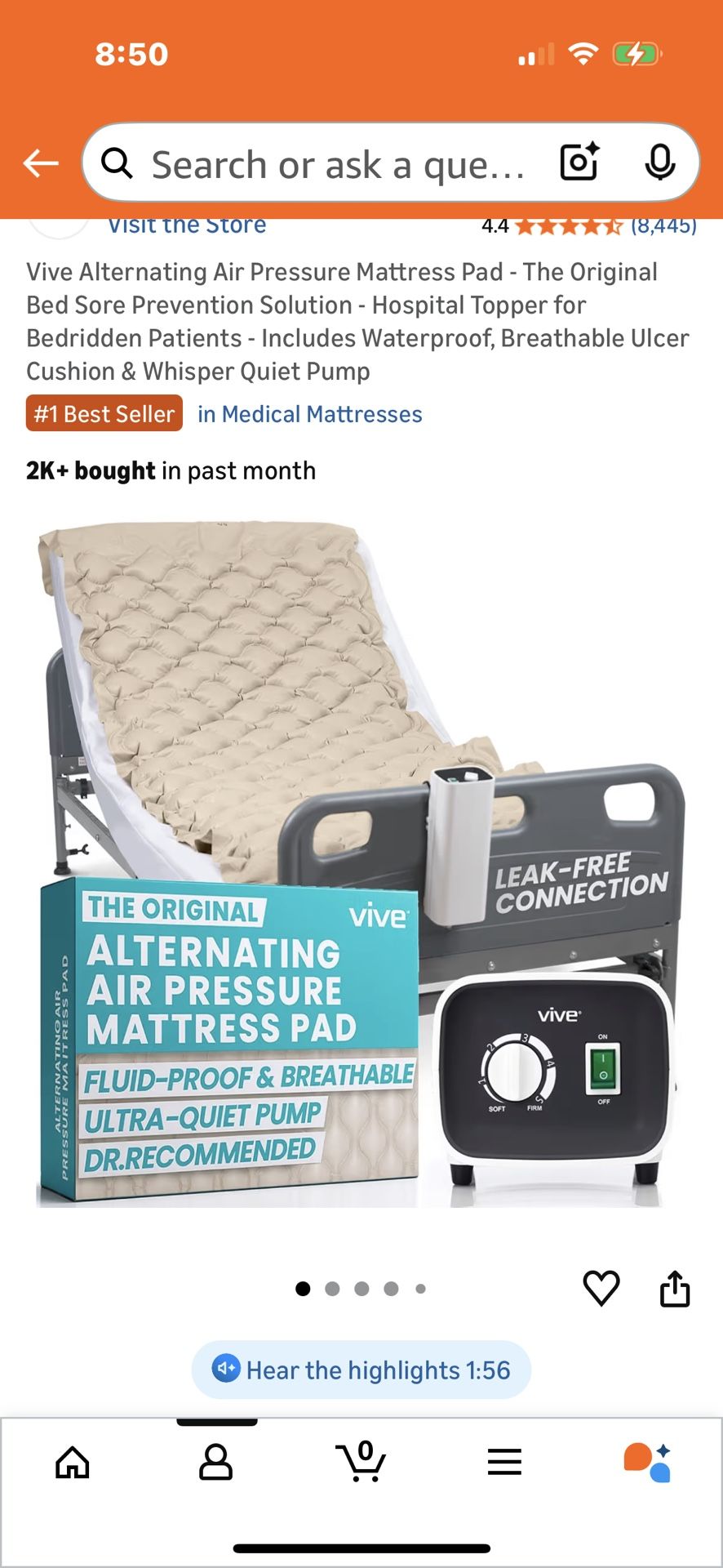 Fluctuating Air Mattress Cover For Hospital bed