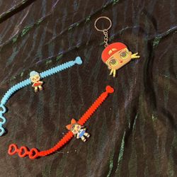 lol Bundle Keychain And 2 Bracelets