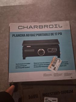 Charbroil 17" Performance Series Portable Tabletop 1 Burner Propane Gas Griddle, Black 24 NEW IN BOX