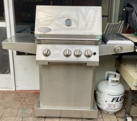 Propane Grill with Side Burner