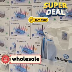 SUPERBOX SUPER BOX  S6PRO S6 PRO  SMART TV BOX 1 YEAR WARRANTY WHOLESALE AVAILABILITY 