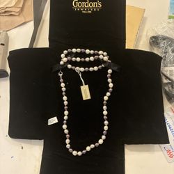 Gordon’s Jewelers Multicolor Freshwater Pearl Necklace