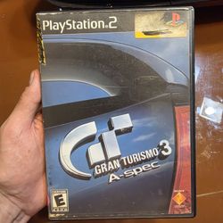 Gran Turismo 3 A-Spec Case and Game for Sony PlayStation 2 / PS2 Works Tested
