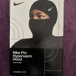 Kids Black Nike Pro Hyperwarm Hood