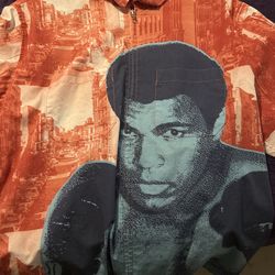 Supreme Muhammad Ali Zip up Shortsleeve shirt large