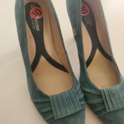 Dark Teal Heels