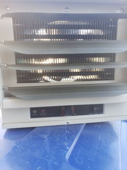Garage wall heater.