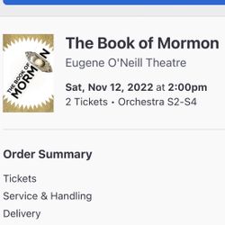 Tickets To Books Or Mormons New York 