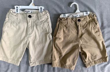 Set Boys Abercrombie Dress shorts size 7/8 2 pair