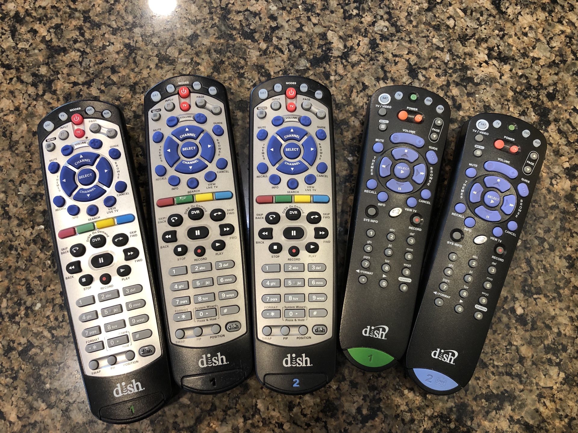 Dish network remote control 1 & 2 for Sale in Claremont, CA OfferUp