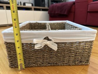 Set of Wicker Baskets (3 Pcs)