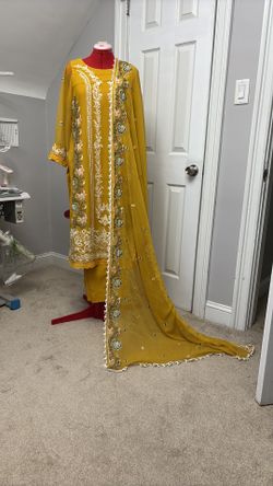 Embroidery 3 Pc Dress 