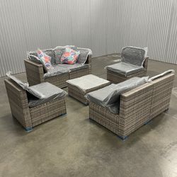 7pc Outdoor Patio Furniture Set