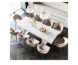 Brand new  white marble table
