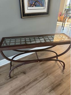 Bombay Company Glass Console Table