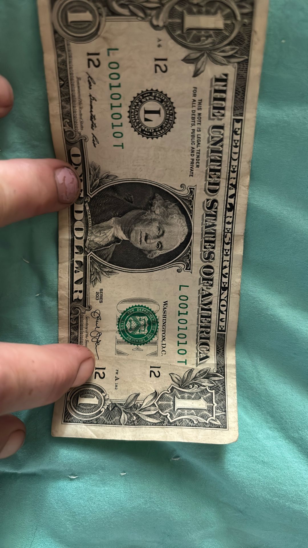 True Binary And True Trinarys. Radar 1$ Bills