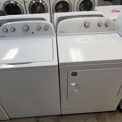 Whirlpool Top Loading Washer And Gas Dryer Set 