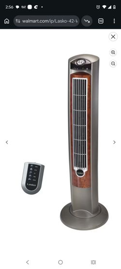 Lasko Wind Curve 42" 3-Speed Oscillating Ionizer Remote Controlled Tower
