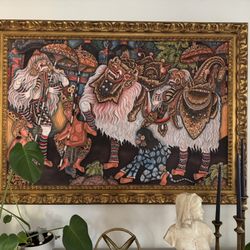 Original Painting: Balinese Barong Dance 