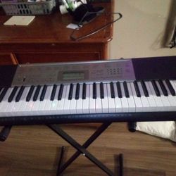 Casio Keyboard And Stand