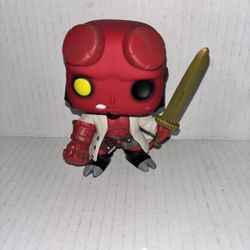 Funko Pop Hellboy with sword