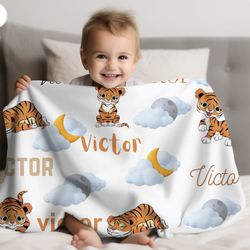 Tiger Baby Blanket