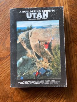 A Bouldering Guide to Utah