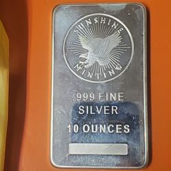 10 Oz Silver Bars