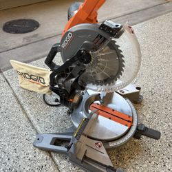 15 Amp 10 in. Dual Miter Saw with LED Cut Line Indicator