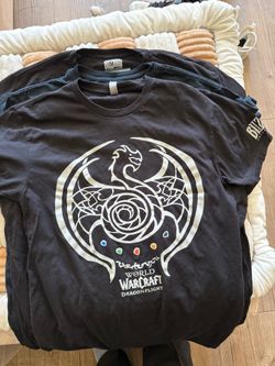 Blizzard / WoW / Xbox gaming employee T-shirts bundle - size L