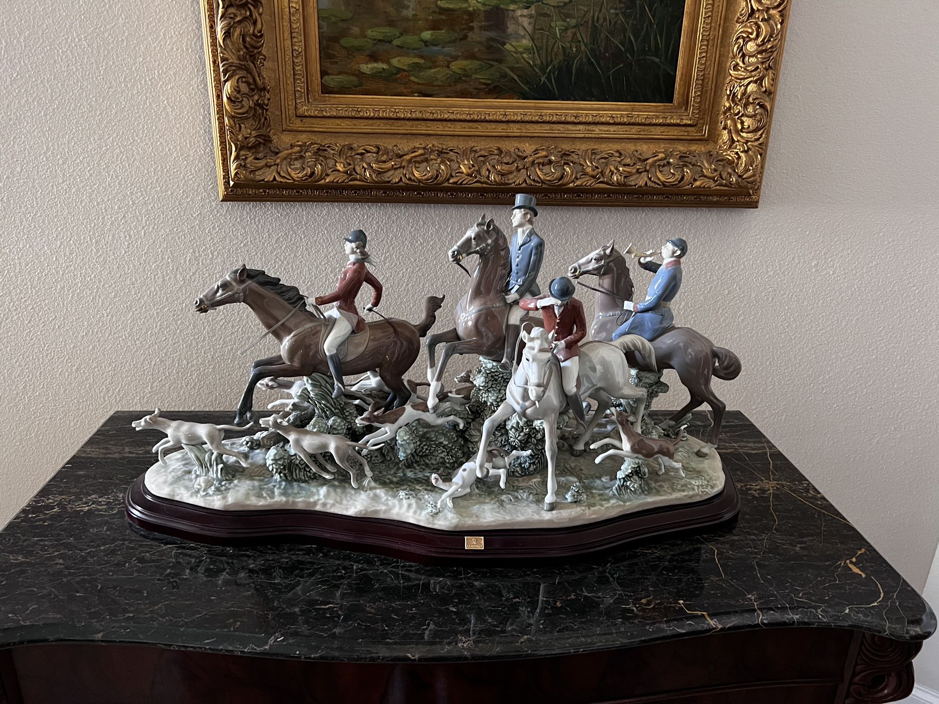 Lladro High Porcelain Horses Figurines