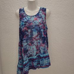INC International Concepts, Size L, Sleeveless blouse, the blouse is new without tag, 100% polyester