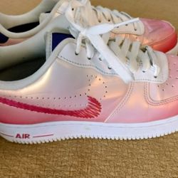 Women's size 9 Kay yow  Air Force one nikes