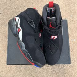 Playoff Jordan 8s Size 9.5🔥