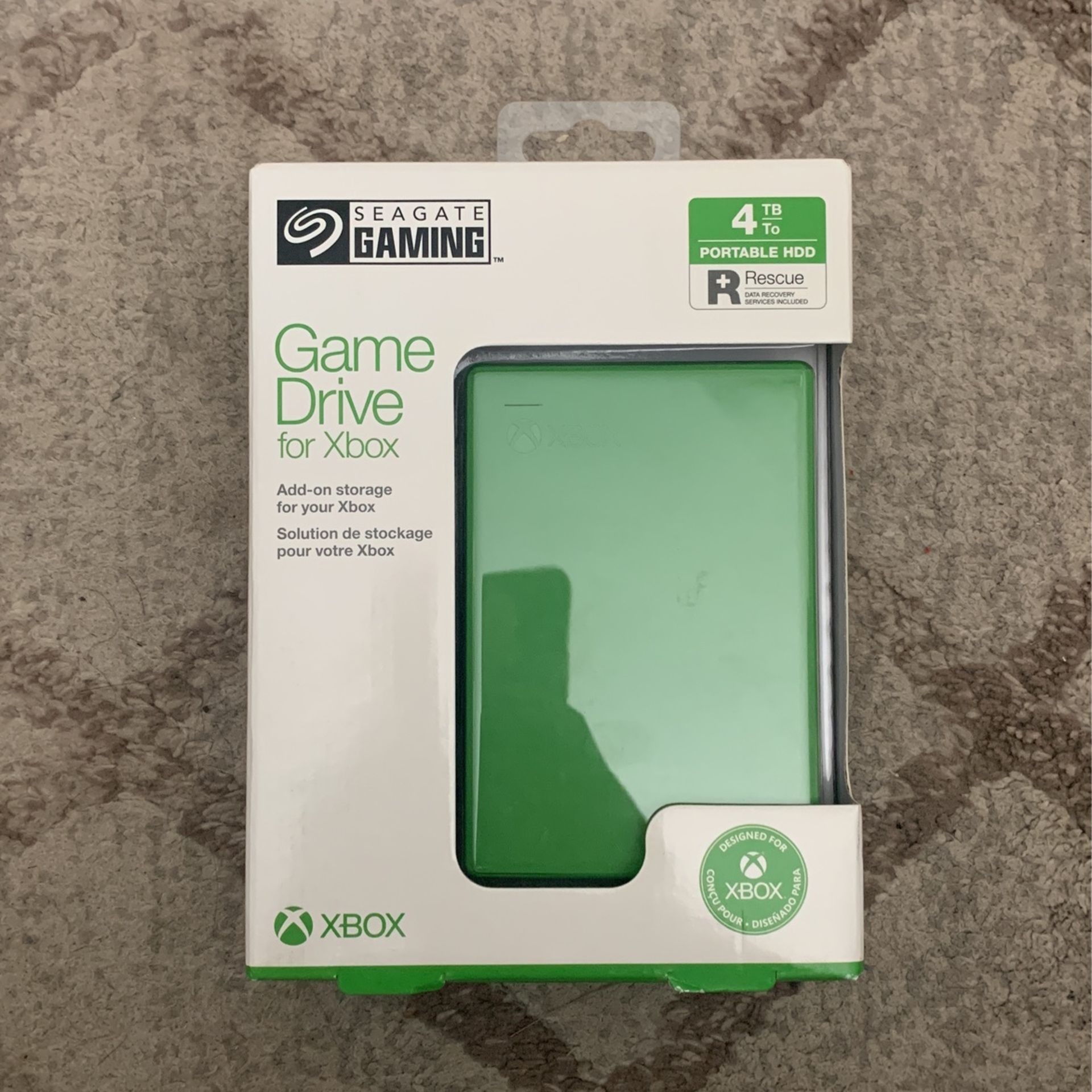 Seagate 4TB Xbox Game Drive-BRAND NEW