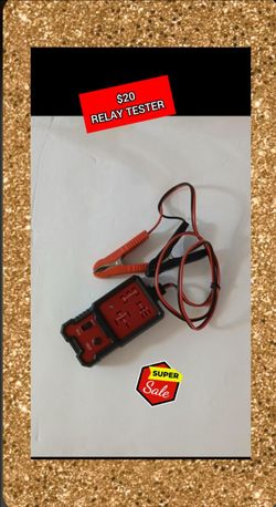 Automotive Relay Tester with Alligator Clips