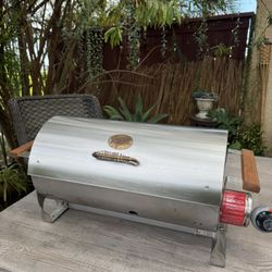 FORCE 10  Marine Boat Vanlife Propane Gas BBQ Grill Stainless Steel Camping Fishing Outdoor Yacht Duffy  Sailboat Sailing $525 New, Hard To Find