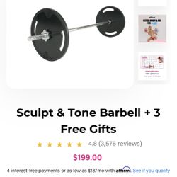 Booty Bands Barbell & Weights 