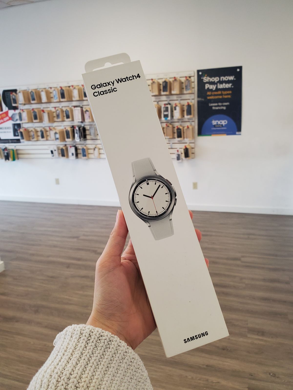 Samsung Galaxy Watch4 Classic Stainless steel 42mm LTE Brand new - Take it home from $5 and the rest later