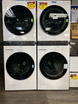 LG ThinQ Washes tower Available In Gas Or Electric Take It Home Today $0 Initial Payment Read Description
