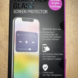 iPhone Xs Max, and iPhone 11 Pro Max Glass Screen Protector