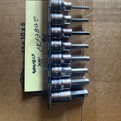 Snap on 3/8 Standard Hex Set
