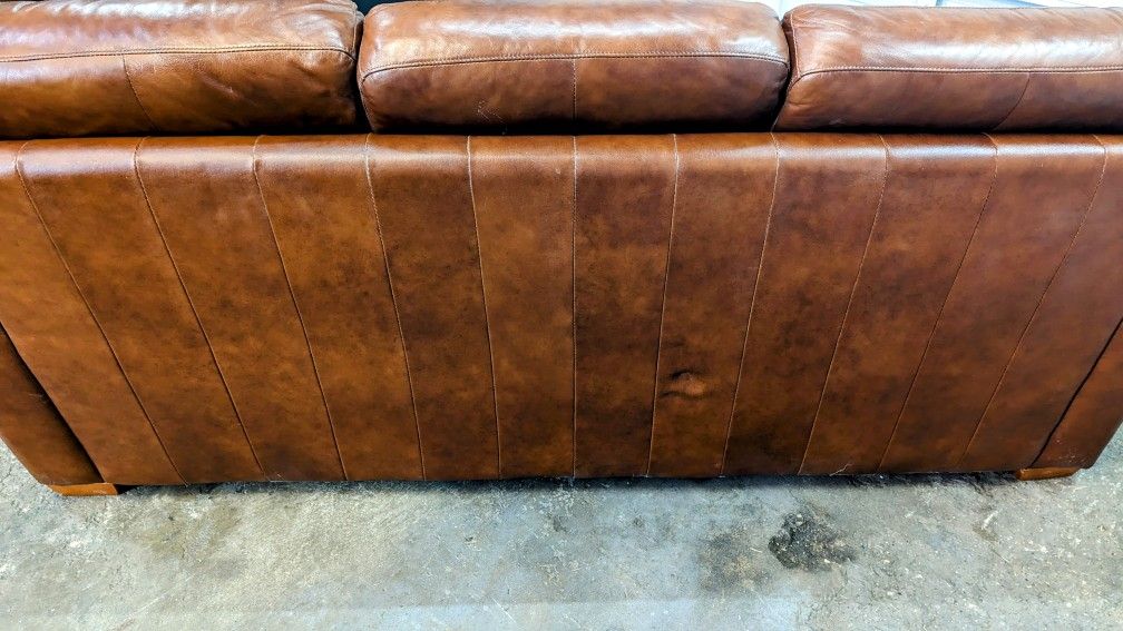Robinson & Robinson Top Grain Leather Sofa Couch for Sale in Des Plaines, IL OfferUp