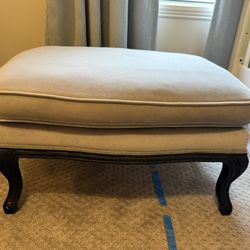 Restoration Hardware Cabriole Ottoman
