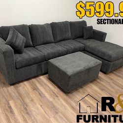 SECTIONAL WITH OTTOMAN