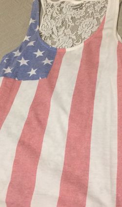 American flag tank