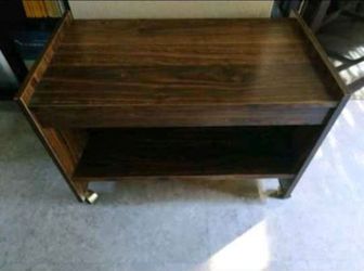 Wood rolling cart