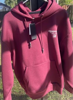 Unisex Burgundy  Hoodie