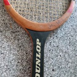 Vintage Dunlop Tennis Racket 4-1/4 Grip 1970
